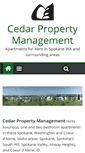 Mobile Screenshot of cedarpropertymgmt.com